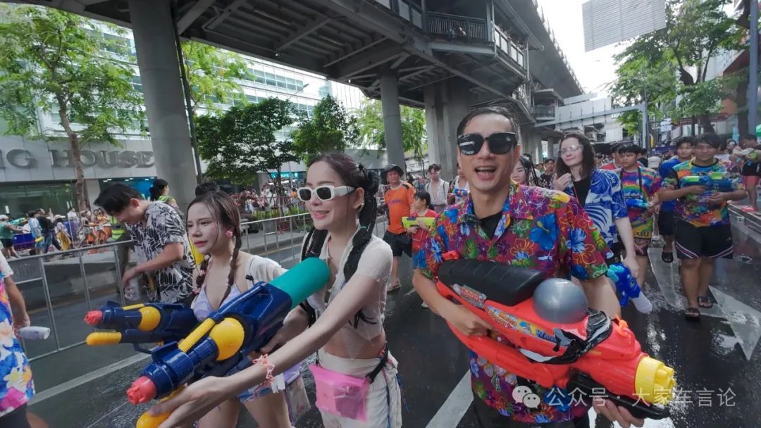 Bangkok Street During Songkran