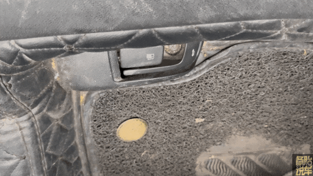 Gas station attendant showing carbon residue