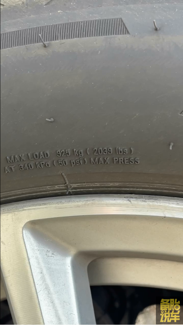 Person checking tire pressure with a gauge